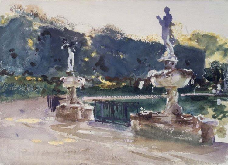 John Singer Sargent Boboli Gardens Spain oil painting art